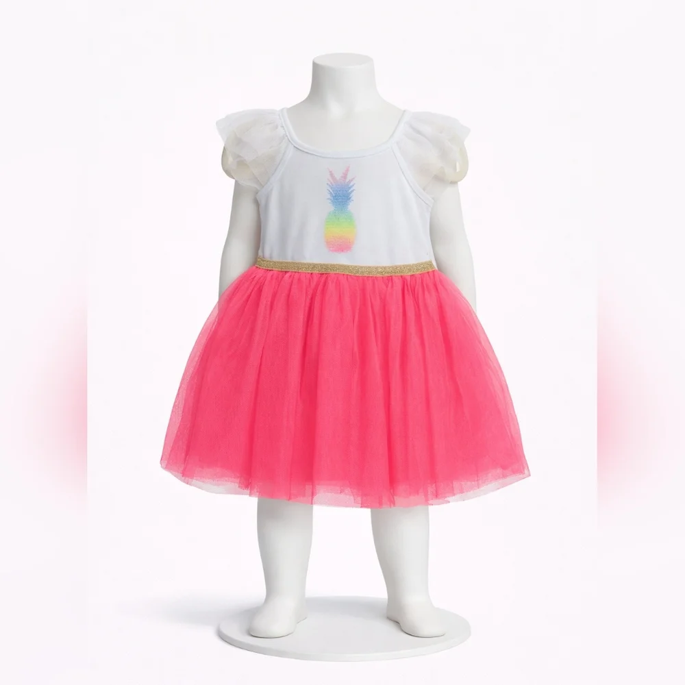 cat and jack pink dress Cat & Jack Smocked Gauze Dress Pink sz 18m Me n Mommy To Be